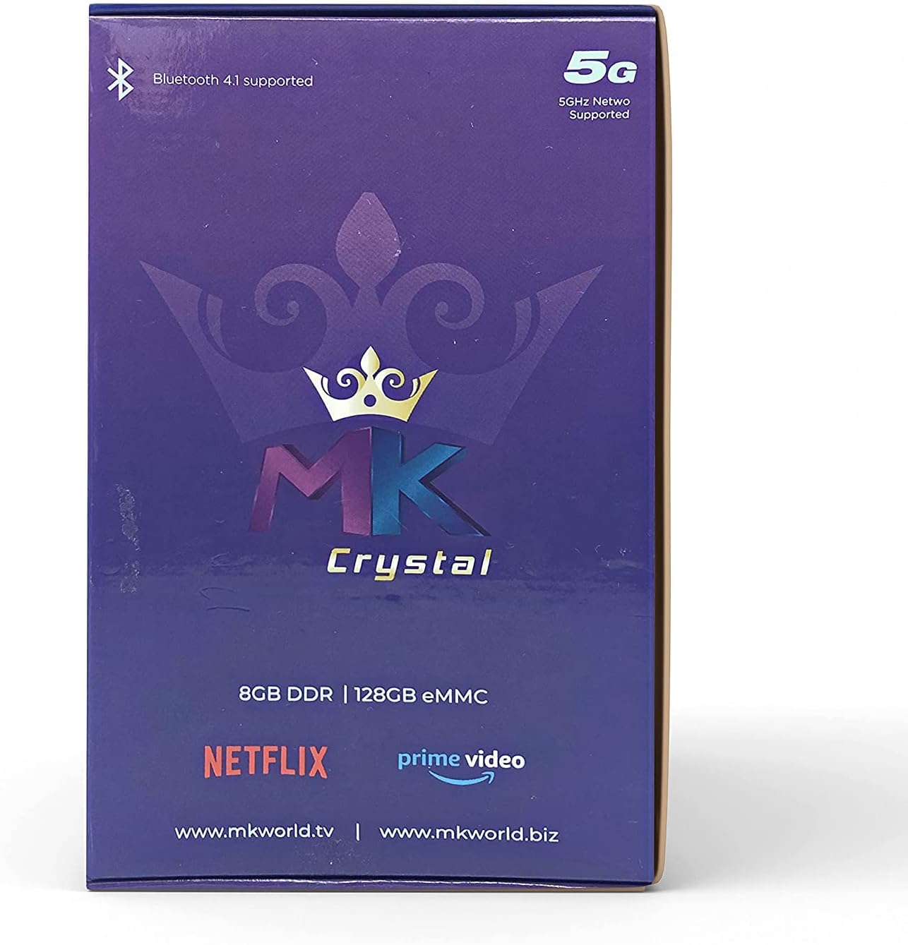 MK Pro Crystal 5G 2.4G Edition Android 11 Smart TV Box S905L Amlogic Quad Core CPU