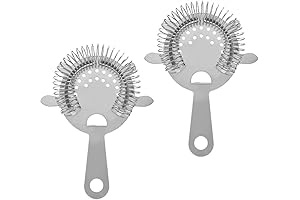 2-Pack Cocktail Strainer for Professional Bartending and Drink Mixing