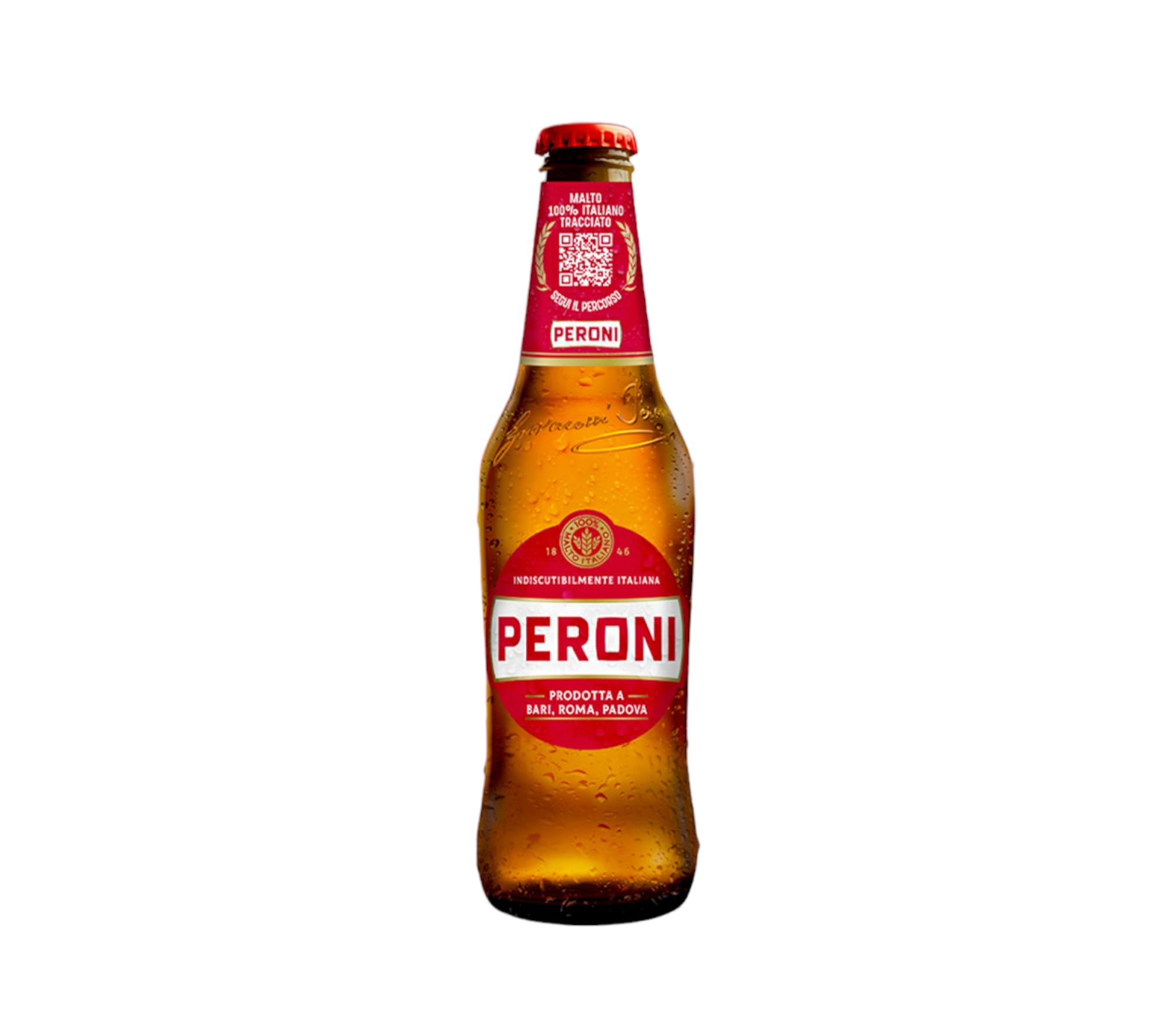 12 x Peroni Bier Prodotta a Bari 0,3l mit 4,7% Vol.
