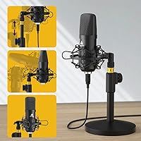 Vista 7 de Kit de micrófono USB MAONO 192KHZ/24BIT AU-A04T para PC, micrófono condensador cardioide para podcast, transmisión, Plug & Play para computadora