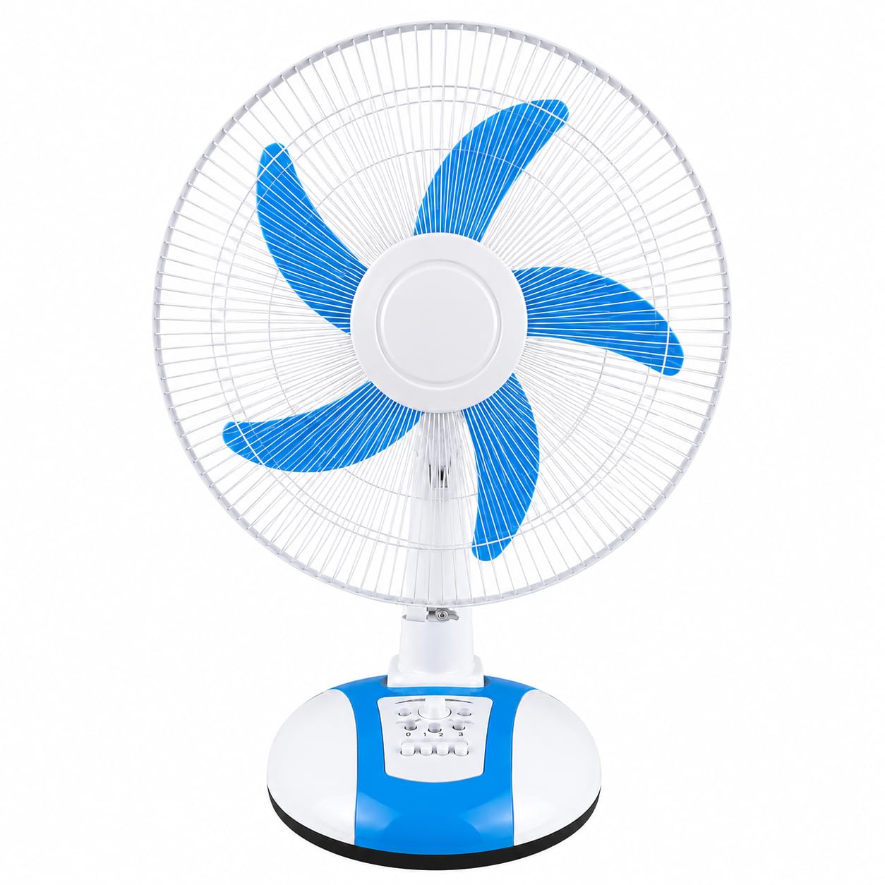 Drumstone { 2026 Brings 5 Years WARRANTY ) Rechargeable Solar Fan 16 Inch AC/DC Portable Fan for Home Power Cut Emergency, Powerful 5 Blade Copper Motor with Solar Panel-image-31