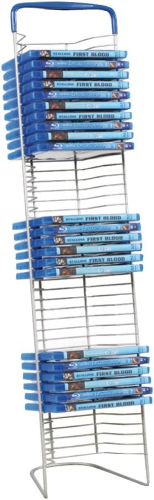 Discount Atlantic Nestable 42 Blu-Ray - Space Saving Modern Design in High End Gunmetal Finish with Blue Molded Handle, PN63735593 Popular Atlantic Nestable 42 Blu-Ray - Space Saving Modern Design in High End Gunmetal Finish with Blue Molded Handle, PN63735593