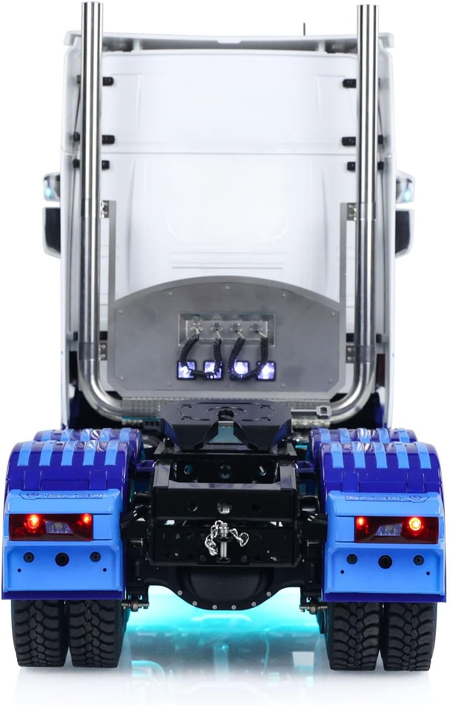 770S 1/14 Remote Control Tractor Truck 2Speed RTR Model 6x6 Metal Chassis Axle Lock RC Lorry Car Flysky ST8 Radio Smoke Hobby Grade Model for Ages 14+