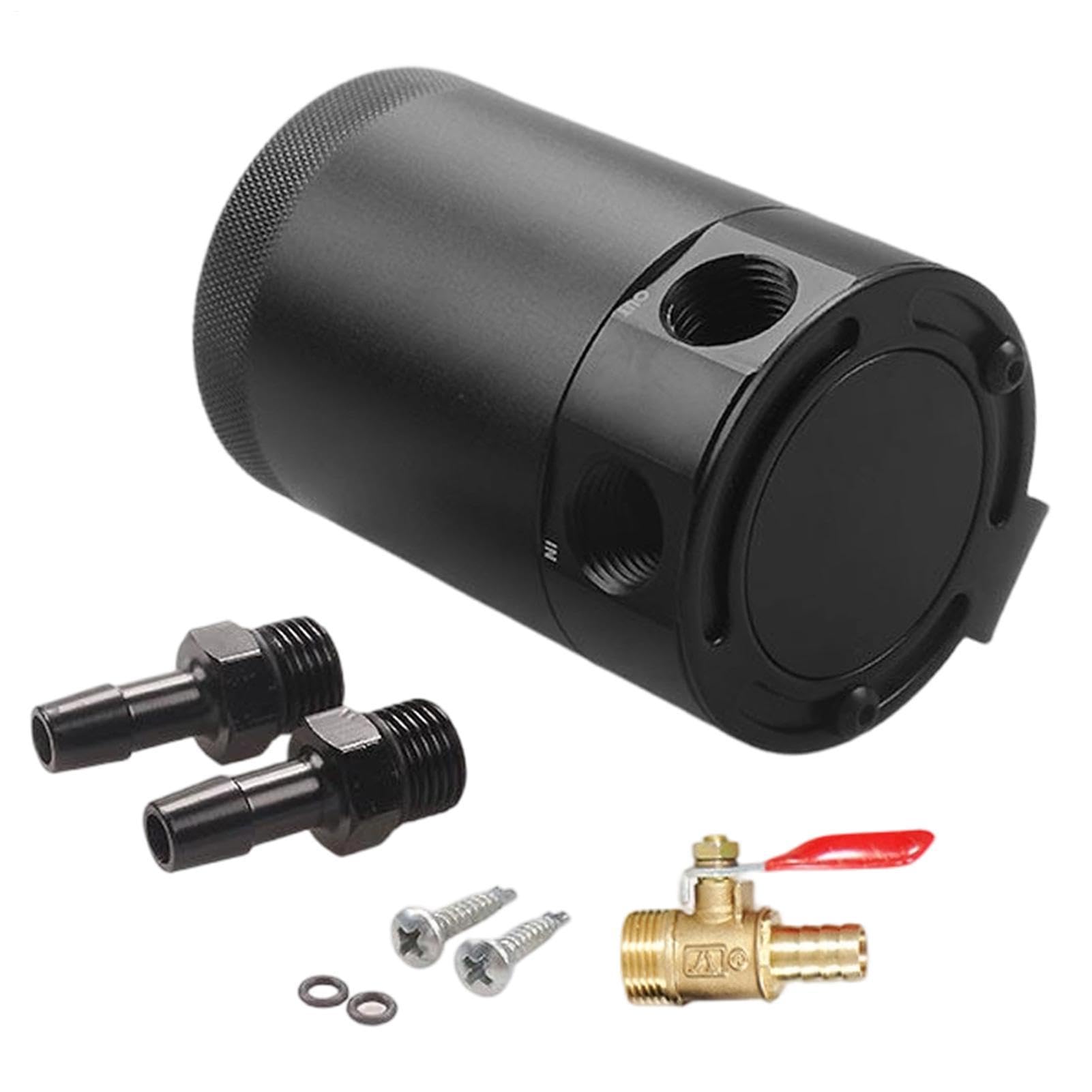 Depósito colector de aceite de aluminio de 300ml para motor de coche y camión 8