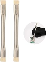 Vista 5 de Cepillo de limpieza antiestático 2 unids cepillo ESD de placa base, mango de metal multifuncional ESD cepillo para PCB para tableta de teléfono