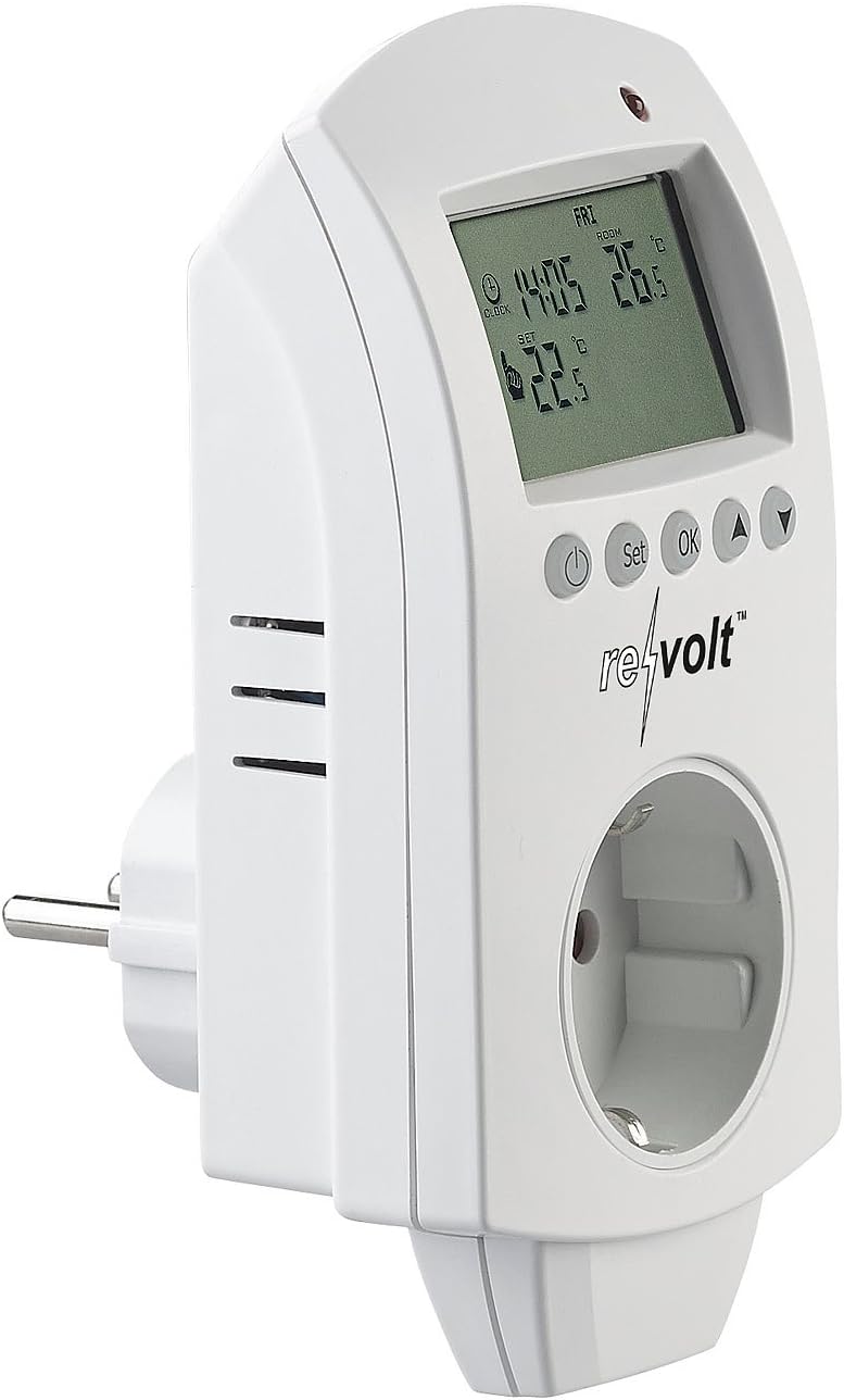 Prise connectée thermostatique - 3680W - chauffage + clim - Blanc - DiO main image 1