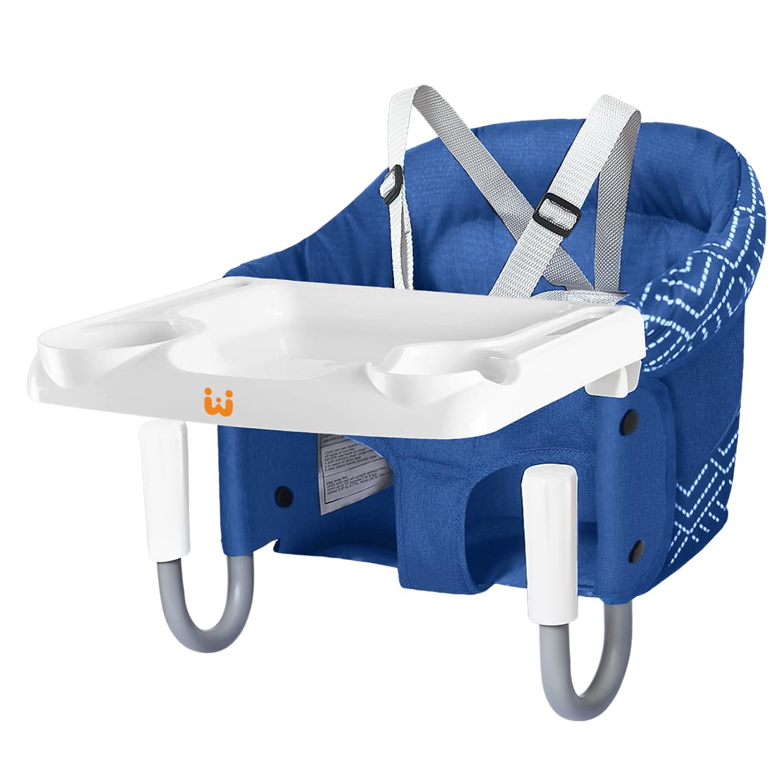 MTWML Seggiolone portatile con gancio e vassoio, che si attacca al tavolo, sedile veloce da agganciare al tavolo per neonati e bambini. Seggiolino per l'alimentazione dei bambini per tavoli da pranzo