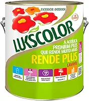 Tinta Acrílica Premium Lavável Rende Plus Lukscolor 3,6l (Pessego)