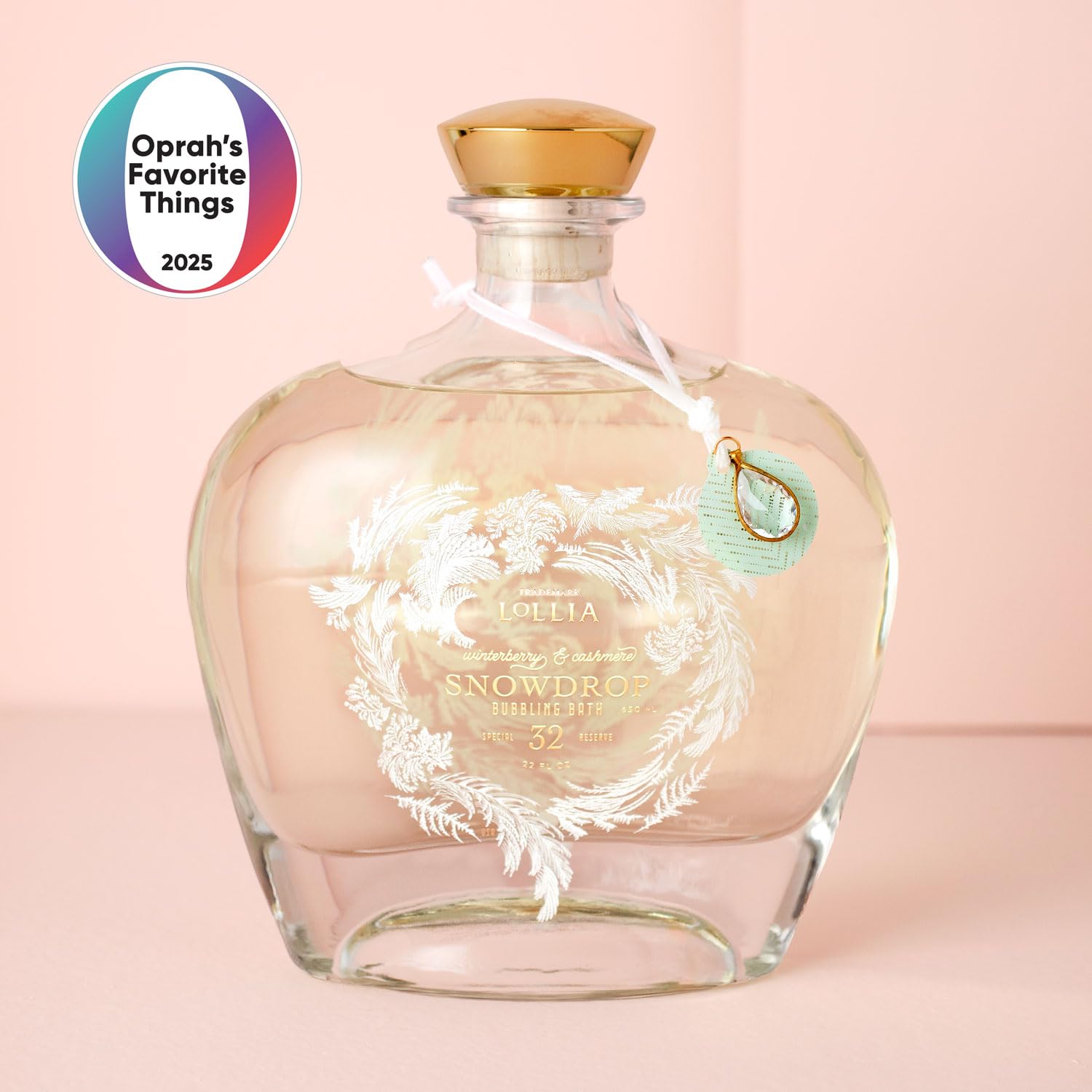 Amazon.com : LOLLIA Snowdrop Bubble Bath, 24.8 fl oz / 733 ml