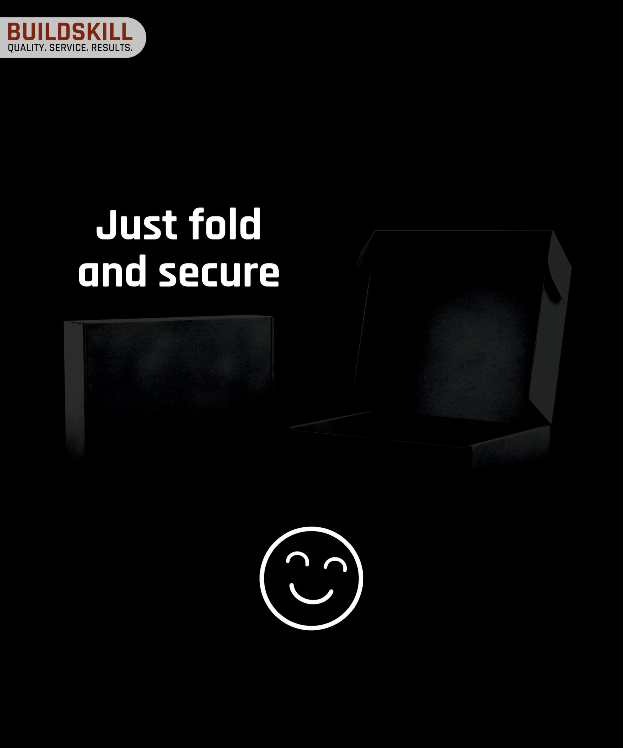 Mailer Box 4X4X1.5 (Pack of 10) Black - Image 8 thumbnail