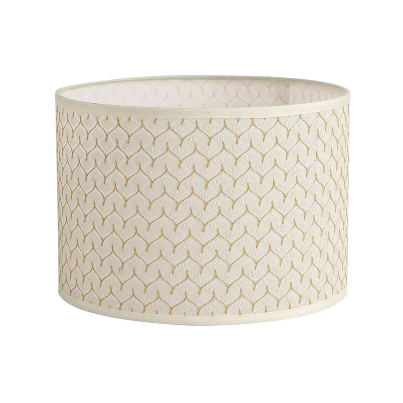 Luxemetals A-25Cm Nordic Hand Woven Linen Fabric Lampshade - E27 Desk Lamp Shade In 14/22/25Cm Heights(A-25Cm)