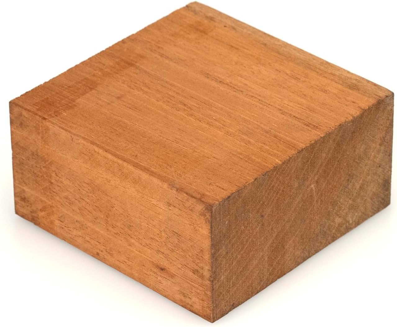 Exotic Wood Zone Honduran Mahogany Wood Blanks for Bowls | Hardwood Bowl Blanks | Unfinished, Kiln-Dried, Sustainable Hardwood for Handcrafted Decorative Bowls & Functional Pieces (5" x 5" x 2")