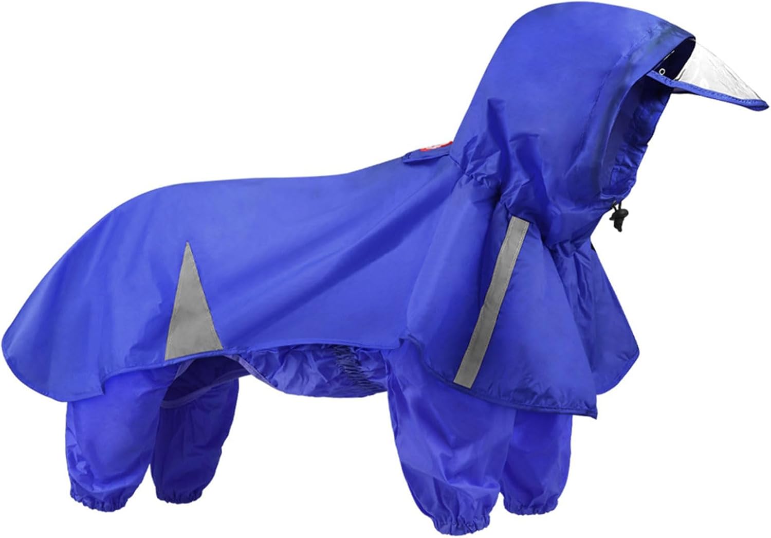 Dog Rainwears 4-Leg Rain Coat Four Season Pet Clothes Outdoor Walking Raincoats with Reflective Stripe Jackets Small Pet