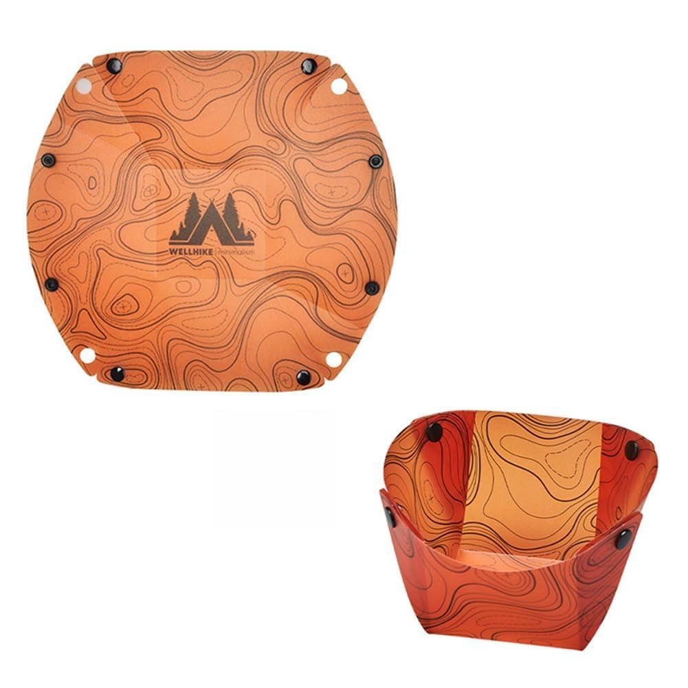 Fiorky Collapsible Bowl Plate Cup Portable Camping Tableware Meals Grade Material Free Folding Plate for Outdoor Camping Hiking Family Picnic Gatherings Trips
