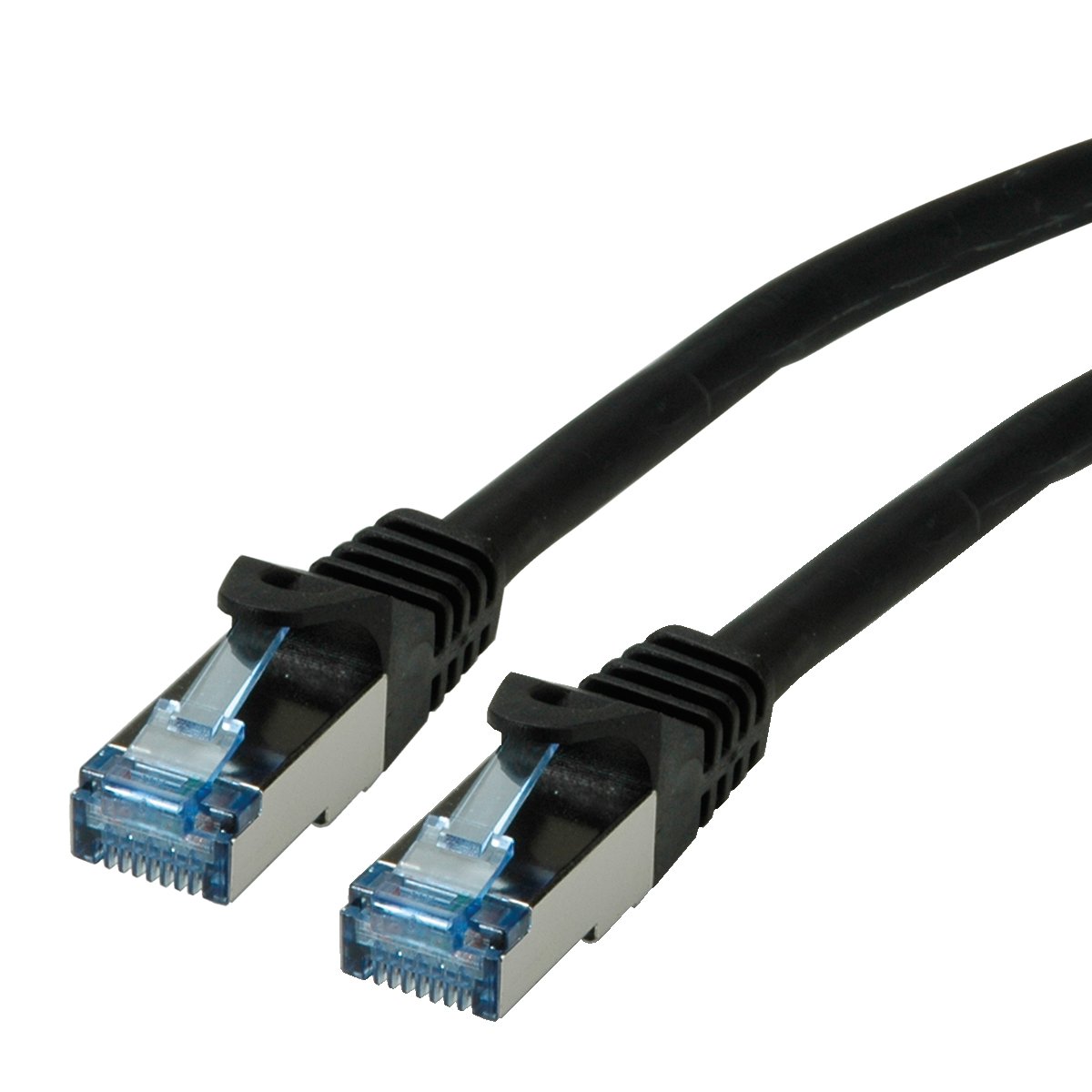 Roline S/FTP Patch cable Cat 6A Component Level LSOH, grey, 7.5 m