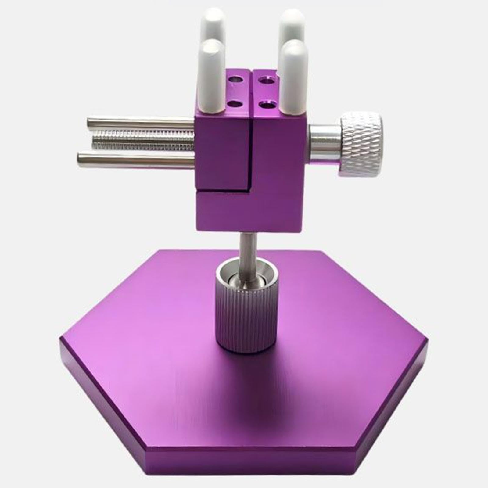 Morsa da Banco Rotante 20mm, Morsetto da Tavolo per Falegnameria, Intaglio, Gioiellieri, Saldatura, Levigatura- Base Esagonale