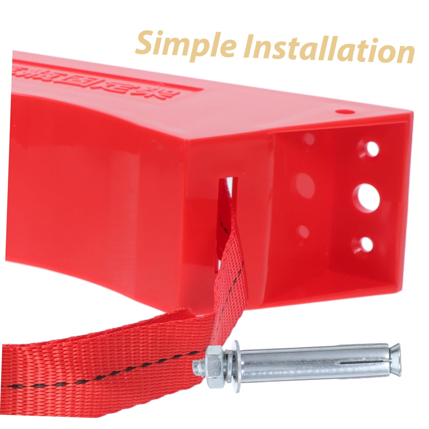 ROMISBABA Gas Bottle Holder Propane Tank Mount Propane Tank Storage Gas Tank Wall Mount Tank Holder Bracket Camping Gas Tank Holder Welding Gas Bottle Bracket Gas Cylinder Stand Red Plastic