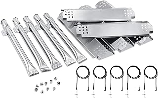 Uniflasy Grill for Replacement Parts Nexgrill 720-0888, 720-0888N 720-0830H 720-0830D 720-0783E 720-0864 720-0830A 720-0888S Gas Grill Burner Tube, Heat Plates for Nexgrill Grill Parts, 5 Pack