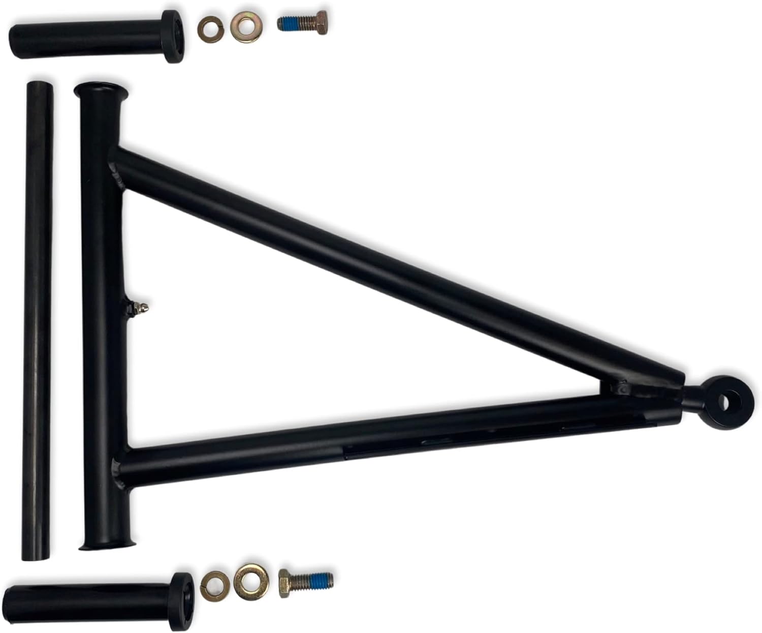 Front Left A-Arm with Hardware for Polaris Sportsman, Hawkeye, and Ace 325/450/570 (2005–2020) – Powder-Coated Black – Replaces 2202906, 1542161-067, 1542161-458