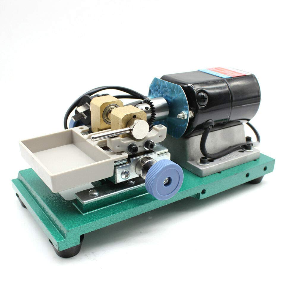 Romyix Silver 220V Pearl Holing Machine Speed Adjustable Pearl Drilling Machine Jewelry Making Supplies 360W