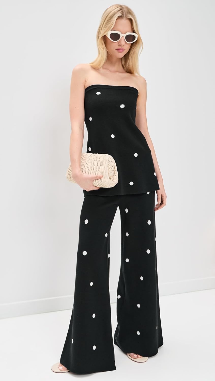 Splendid Women's x Cellajaneblog Polka Dot Sweater Pants
