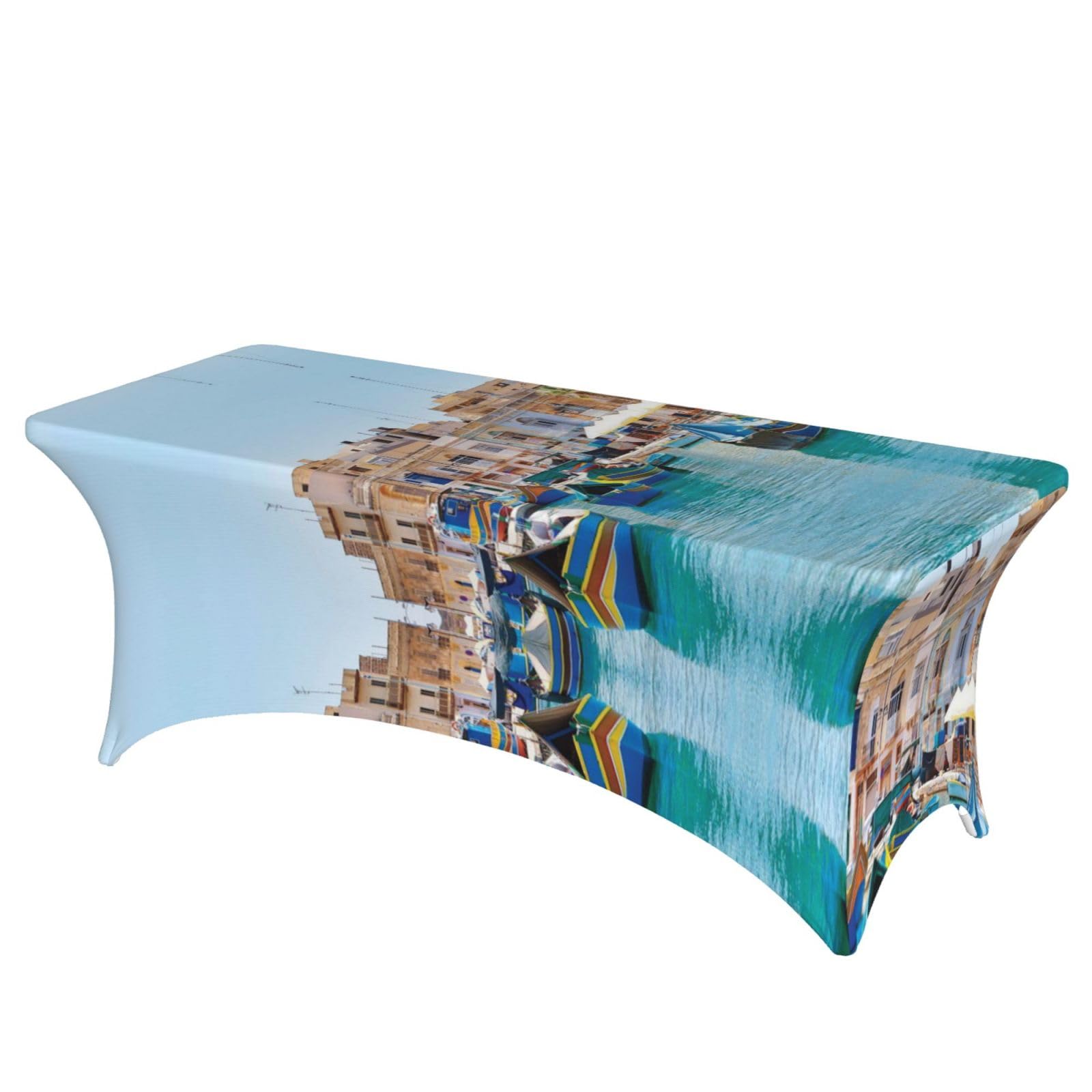 Nappe de mariage rectangulaire extensible PEIXEN pour table de réception
