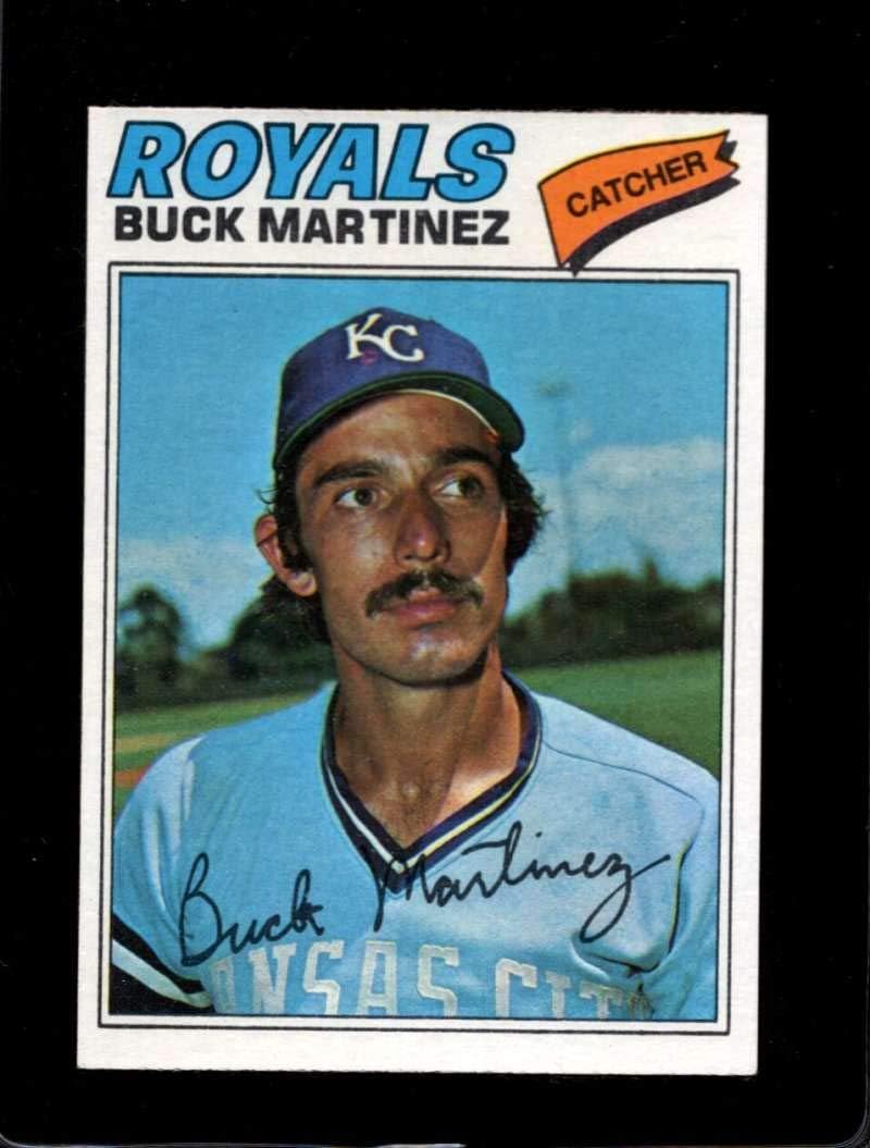 1977 Topps #46 Buck Martinez Kansas City Royals MLB Baseball Card NM Near Mint