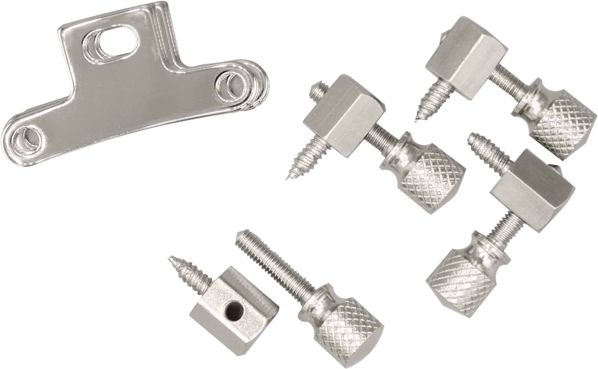 Golden Gate P-91 1970's Style Resonator Attachment Hardware - Nickel-Plated Brass