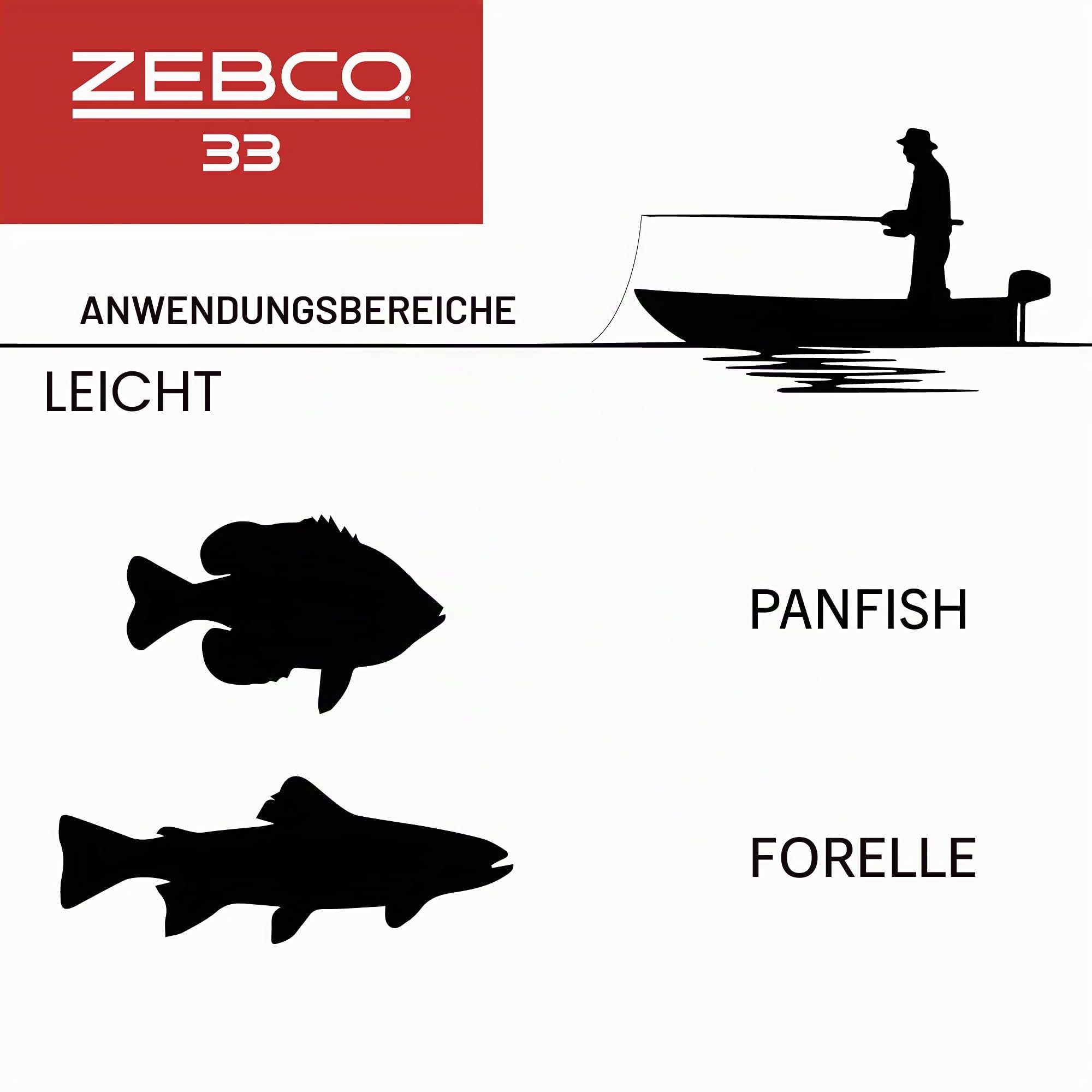 Zebco 33 Micro Spincast Angelrolle, Größe 10 Rolle, wechselbare Rechts- oder Linkshänder-Apportierung, integrierter Bissalarm, vorgespult mit 1,8 kg Zebco Cajun Line, Silber/Schwarz