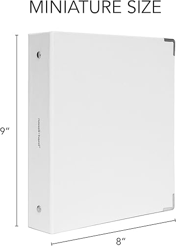 Miniatura 2 de russell+hazel Soft Touch Mini Binder Birr, 8 x 9 pulgadas, 51185