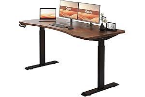 Electric Standing Desk: Elevate Your Workspace with 63" x 30" Adjustable Comfort