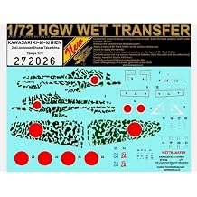 HGW 272026 1/72 Decal for Kawasaki Ki-61-Id Hien for Tamiya Wet Transfer