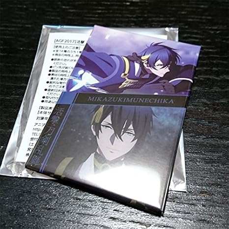 活撃 刀剣乱舞 Agf 2017 スクエア 缶バッジ 三日月宗近 アニメ 萌えグッズ 通販 Amazon
