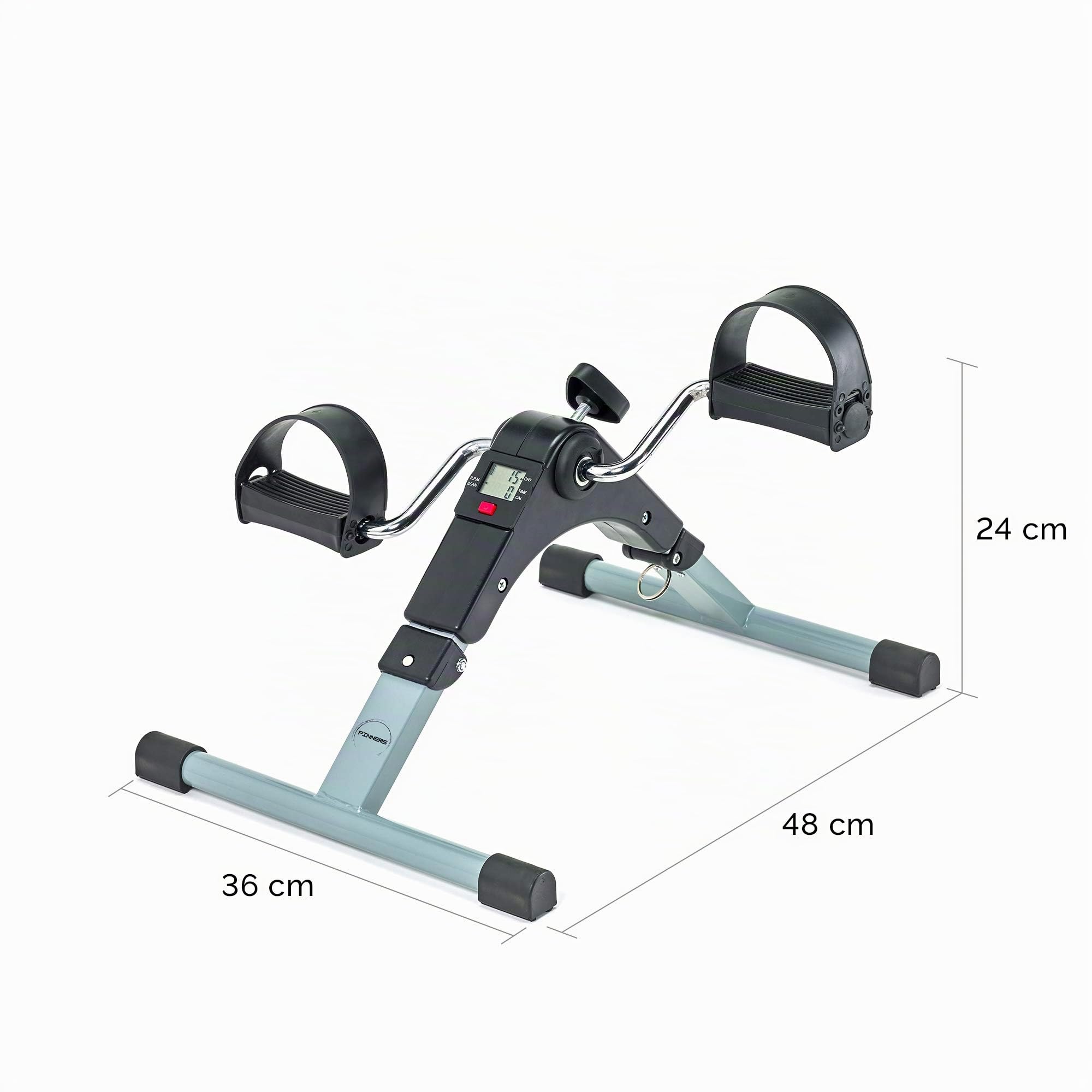 Mini Vélo d'Appartement Pédalier Pliable avec Résistance Réglable et Ecran LCD pour Seniors