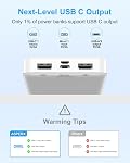 AsperX 2-Pack 15000mAh Banque de puissance du chargeur portable 3A Chargement rapide, USB C Batterie Portable de sortie de la banque de batteries iPhone 17/16/15/14/13, Galaxy, Google LG,Comprimés et vésicules chauffées