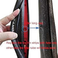 Vista 4 de 2-Pack 700x3543C Road Bike Inner Tubes with Tire Levers and Rim Strips, Bicycle Tube Compatible with 700x35C 700x38C 700x40C 700Cx43C Bicycle Tyre