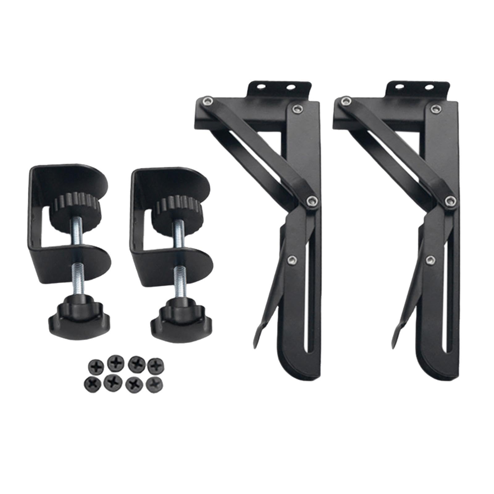Keyboard Tray Under Desk DIY Height Adjustable Ergonomics Desk Extender Tray-image-7