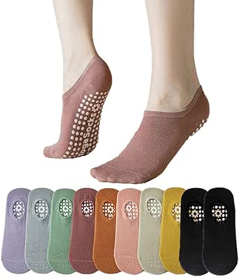 Calze Antiscivolo Per Yoga - 2 Paia Con Presa In Silicone Per Donne - Foto 2