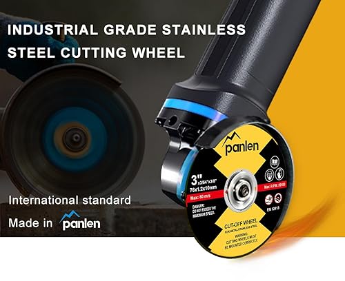 Miniatura 21 de 25 ruedas de corte de 3 pulgadas x 3/64x3/8 para metal, discos de corte delgados, se adapta a cualquier amoladora angular o herramienta de aire