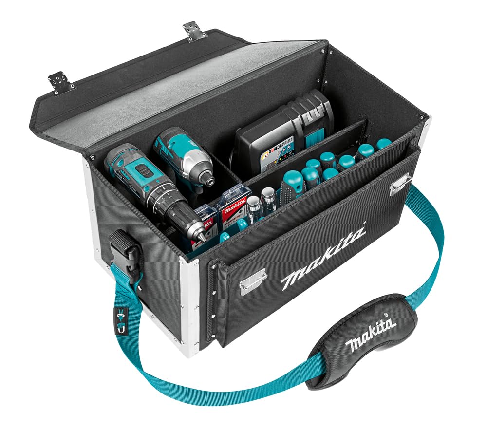 Makita E-15394 Werkzeugkoffer 32 Liter 505x295x265 mm verstärkt Aluminium