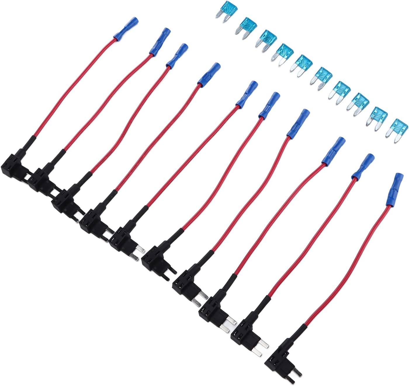 Dual SlotsHolder, Easy to Use, Multipurpose, Wide Compatibility,Adapter with 15A Mini ATM Blade, Suitable for Universal