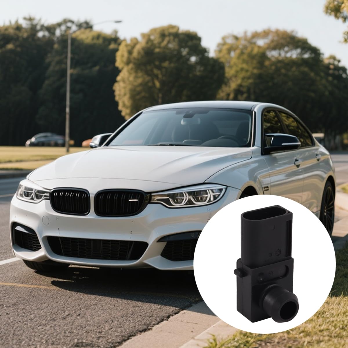 Ludom Capteur de Pression de Vide de Frein pour SLK/SLC C GLK E CL Classe S W204 S204 C204 X204 W212 S212 C216 W221 V221 R172 (remplace A0075420318)