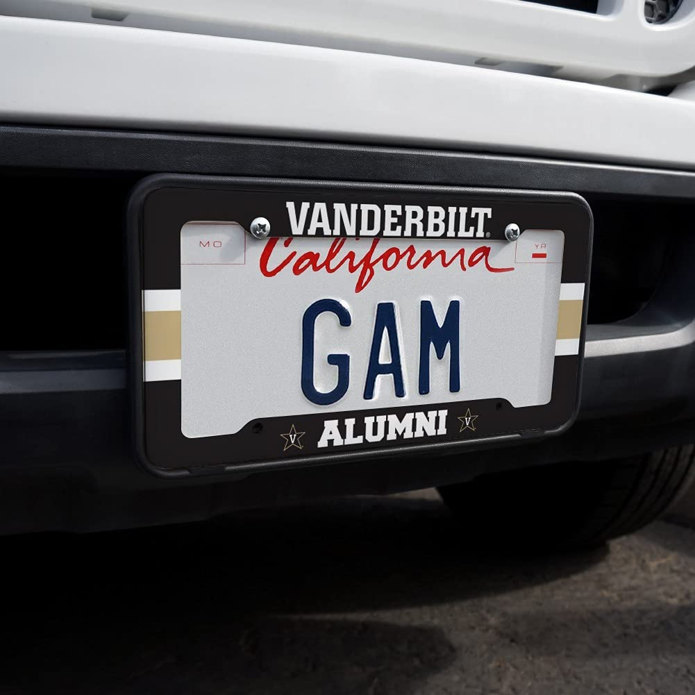 GRAPHICS & MORE Vanderbilt University Alumn License Plate Tag Frame