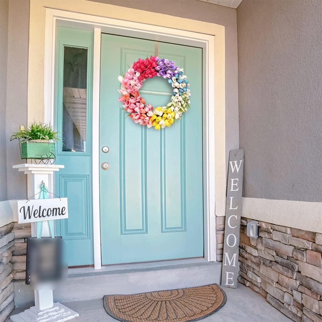 Wreath Pendant Holiday Celebration Home Door Wall Hanging Ornament