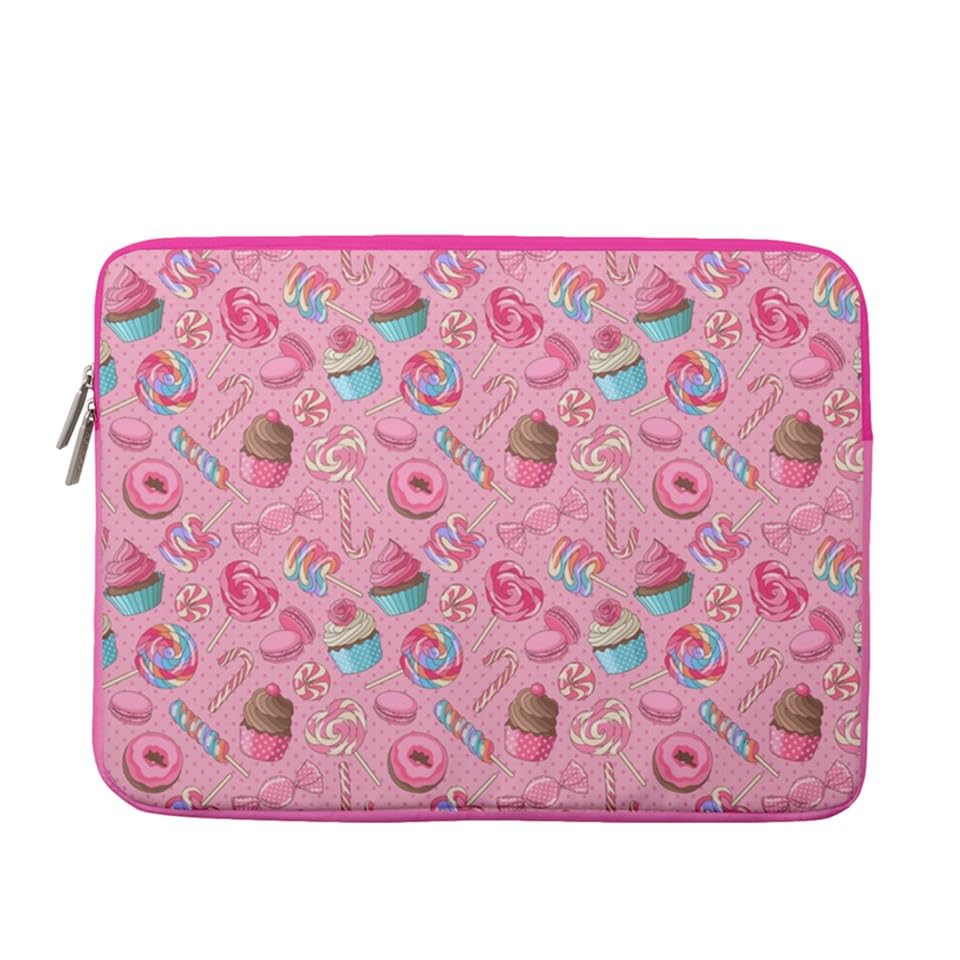 Cupcakes Donuts - Funda para laptop compatible con MacBook Air/Pro, portátil de 13 a 13.3 pulgadas, compatible con MacBook Pro de 14 pulgadas, MacBook Air M2 de 13 pulgadas, funda protectora de lona