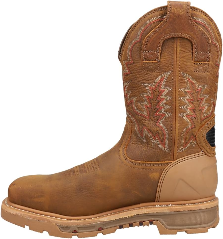 JustinMen's Commander Montana Rust Waterproof 11" Nano Composite Work Boot