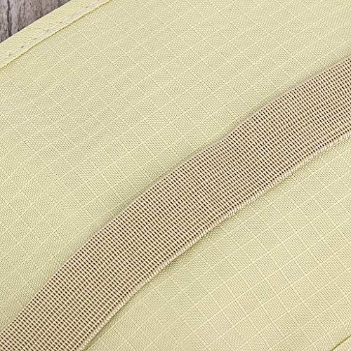 MEIYIN Bolsa de viagem oculta, carteira para passaporte, dinheiro, cinto, cinto de segurança fina e