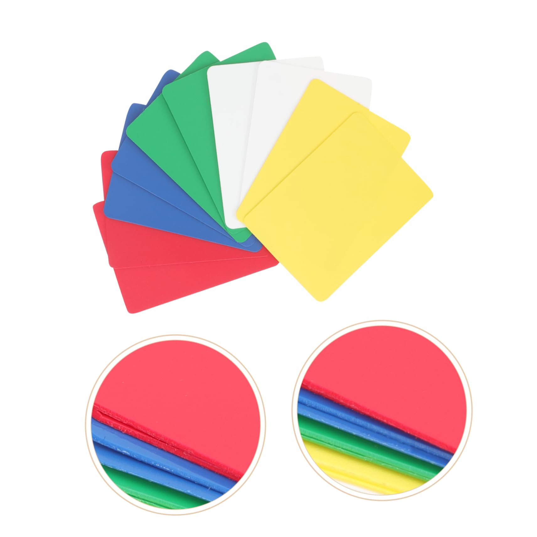 VICASKY 50pezzi Carte Da Taglio Professionali Per Poker Accessori Utili Per Giocare e Distribuire Sicurezza Design Con Arrotondato e Alta Durabilità