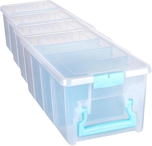 Miniatura 16 de ArtBin 6925AA Semi Satchel con divisores extraíbles, organizador portátil de arte y manualidades con asa, [1] estuche de almacenamiento de plástico