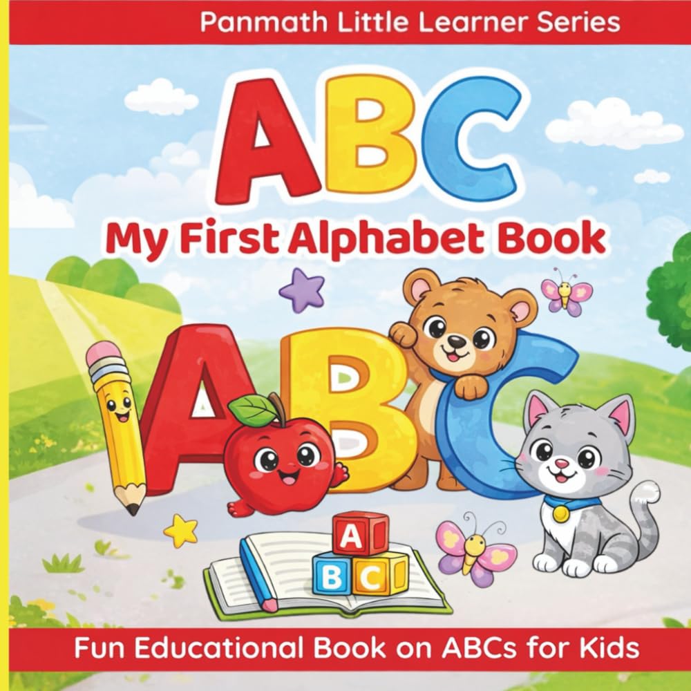 My First Alphabet Book: Fun, Educational Book on Alphabets for kids learning to read (Panmath Little Learners)